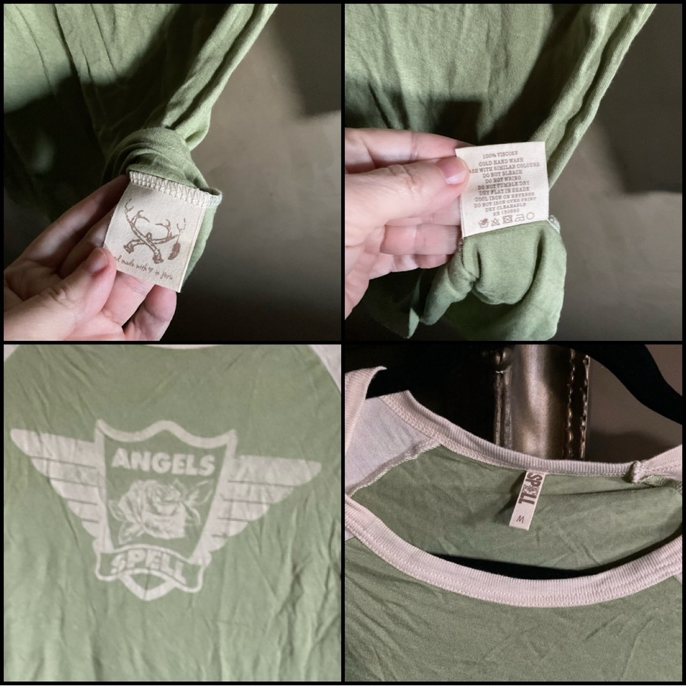 Spell Angels Raglan - Picture 4 of 8